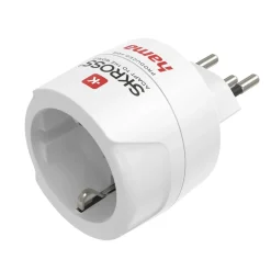 Reiseadapter Typ J, L, N, 3-polig, für die Schweiz, Italien und Brasilien