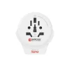 Reiseadapter "World to Europe USB", für 2- und 3-polige Geräte, 1x USB