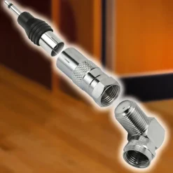 SAT-Adapter, F-Stecker - Koax-Kupplung