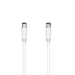 SAT-Anschlusskabel, F-Stecker - Koax-Kupplung, 1,5 m, 90 dB