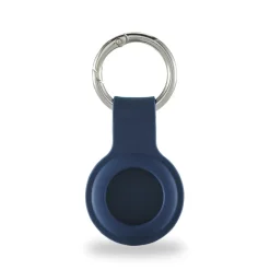Schlüsselanhänger "Fantastic Feel" für Apple AirTag, Silikon-Look, Blau
