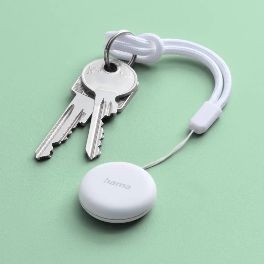 Schlüsselfinder, für Android "Mein Gerät finden"-App, Bluetooth, 2 St, Weiß