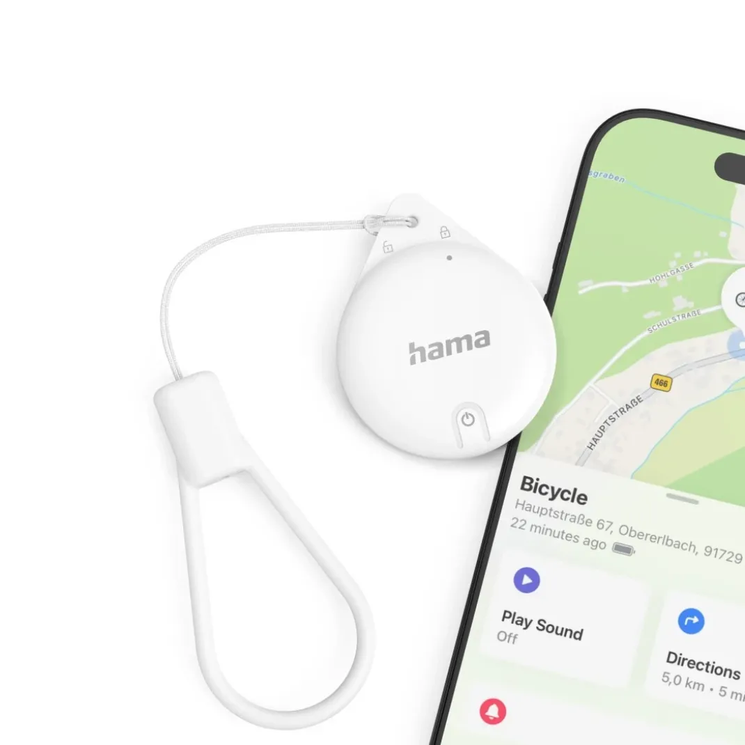 Schlüsselfinder, Item Finder für Apple "Wo ist"-App, Bluetooth®, Weiß