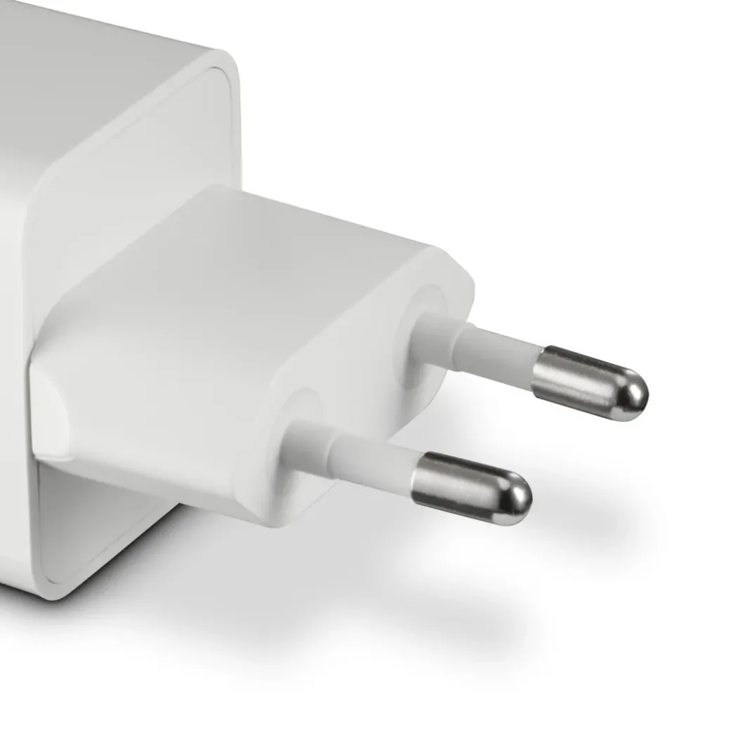 Schnellladegerät, GaN, USB-C, Super-Mini-Charger, PD, 45 W, Weiß