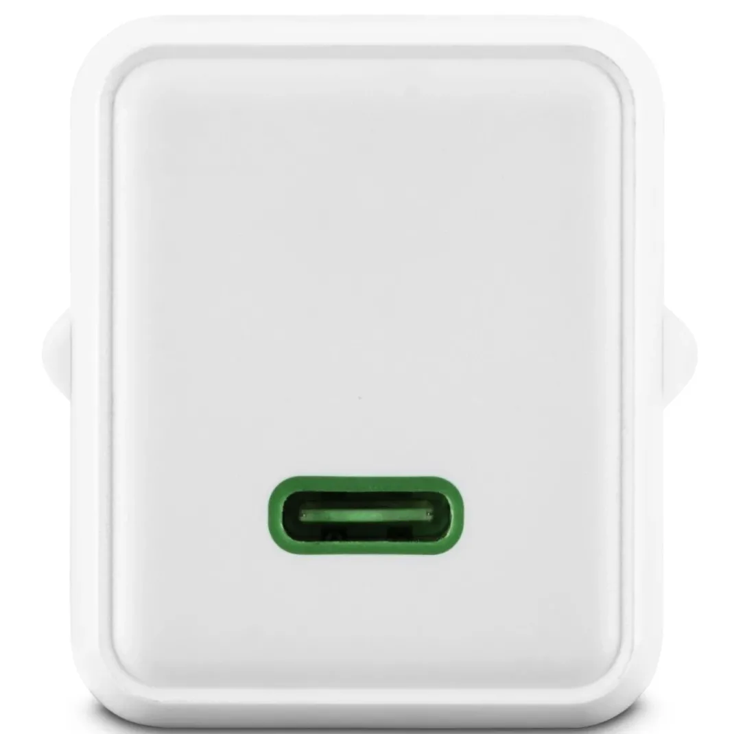 Schnellladegerät, GaN, USB-C, Super-Mini-Charger, PD, 45 W, Weiß
