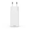 Schnellladegerät, GaN, 2x USB-C, 1x USB-A, Mini-Ladegerät, PD, 65 W, Weiß
