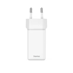 Schnellladegerät, GaN, 2x USB-C, Super-Mini-Ladegerät, PD, 40 W, Weiß