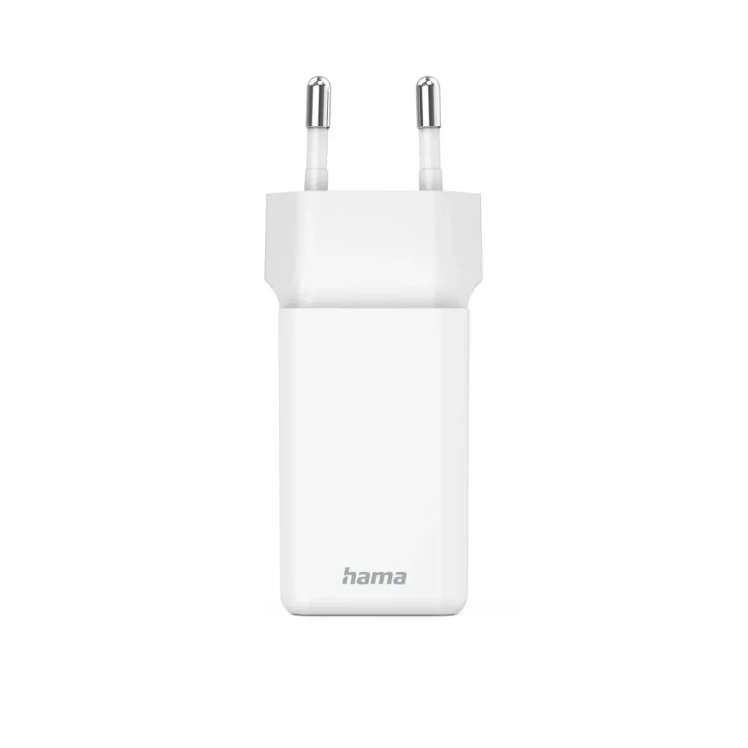 Schnellladegerät, GaN, 2x USB-C, Super-Mini-Ladegerät, PD, 40 W, Weiß