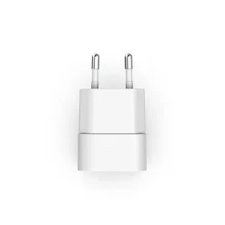 Schnellladegerät, GaN, 1x USB-C, faltbares Mini-Ladegerät, PD, 30 W, Weiß