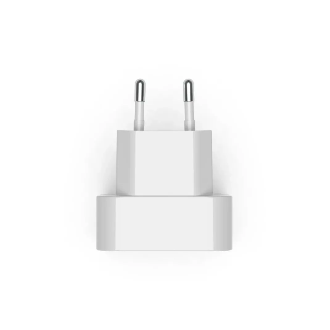 Schnellladegerät, GaN, 2x USB-C, faltbares Mini-Ladegerät, PD, 40 W, Weiß
