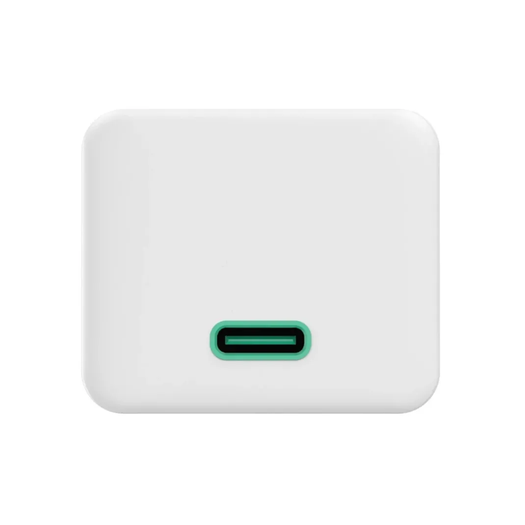Schnellladegerät mit Ladekabel USB-C, Mini-Ladegerät, PD, 20 W, 1 m, Weiß