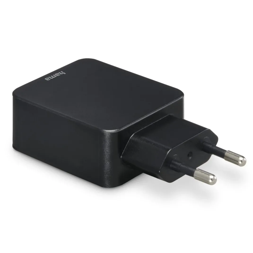 Schnellladegerät, USB-A, 19,5 W, Schwarz