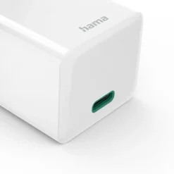 Schnellladegerät, USB-C, PD/Qualcomm®/GaN, Mini-Ladegerät, 30 W, Weiß