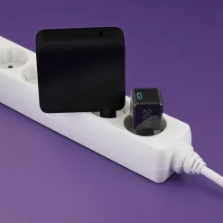 Schnellladegerät, USB-C, Super-Mini-Charger, PD, 20 W, Schwarz