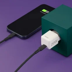 Schnellladegerät, USB-C, Super-Mini-Charger, PD, 20 W, Weiß