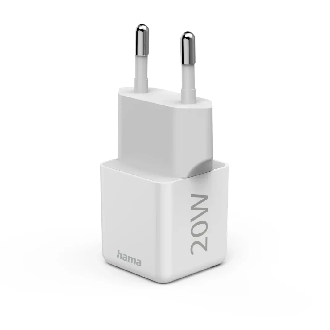 Schnellladegerät, USB-C, Super-Mini-Charger, PD, 20 W, Weiß