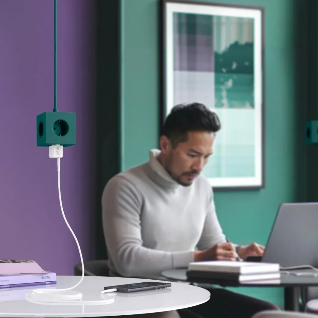 Schnellladegerät, USB-C, Super-Mini-Charger, PD, 25 W, Weiß
