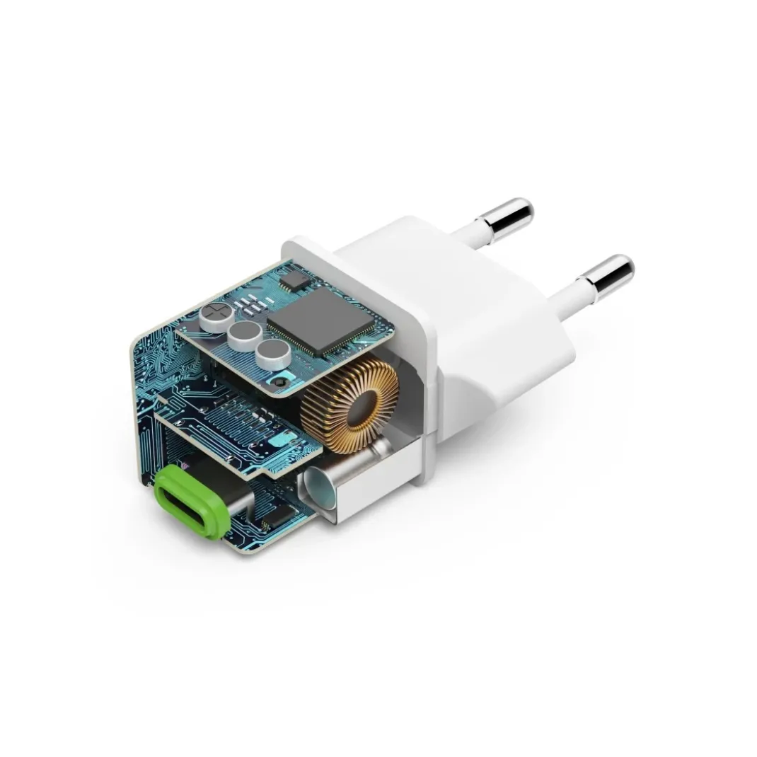Schnellladegerät, USB-C, Super-Mini-Charger, PD, 25 W, Weiß