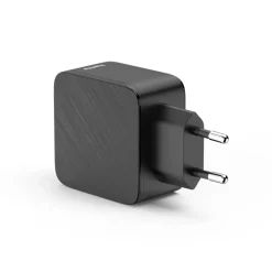 Schnellladegerät, 2x USB-C PD, 1x USB-A QC, 65 W, Schwarz