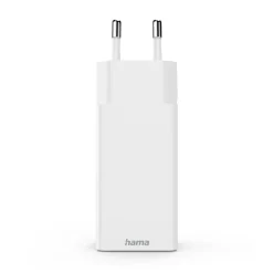 Schnellladegerät, 2x USB-C, 1x USB-A, Mini-Ladegerät, PD, 65 W, Weiß