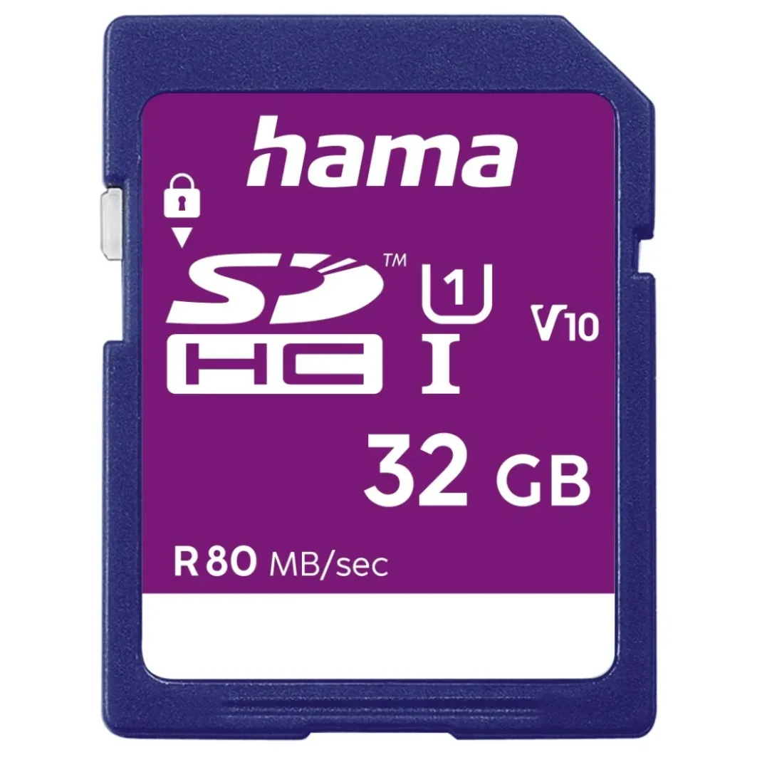 SDHC 32GB Class 10 UHS-I 80MB/S