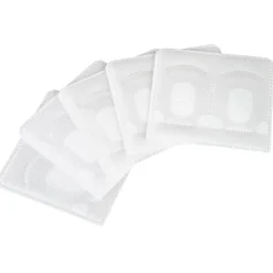 Selbstklebende Hüllen, 5er-Pack, Weiß