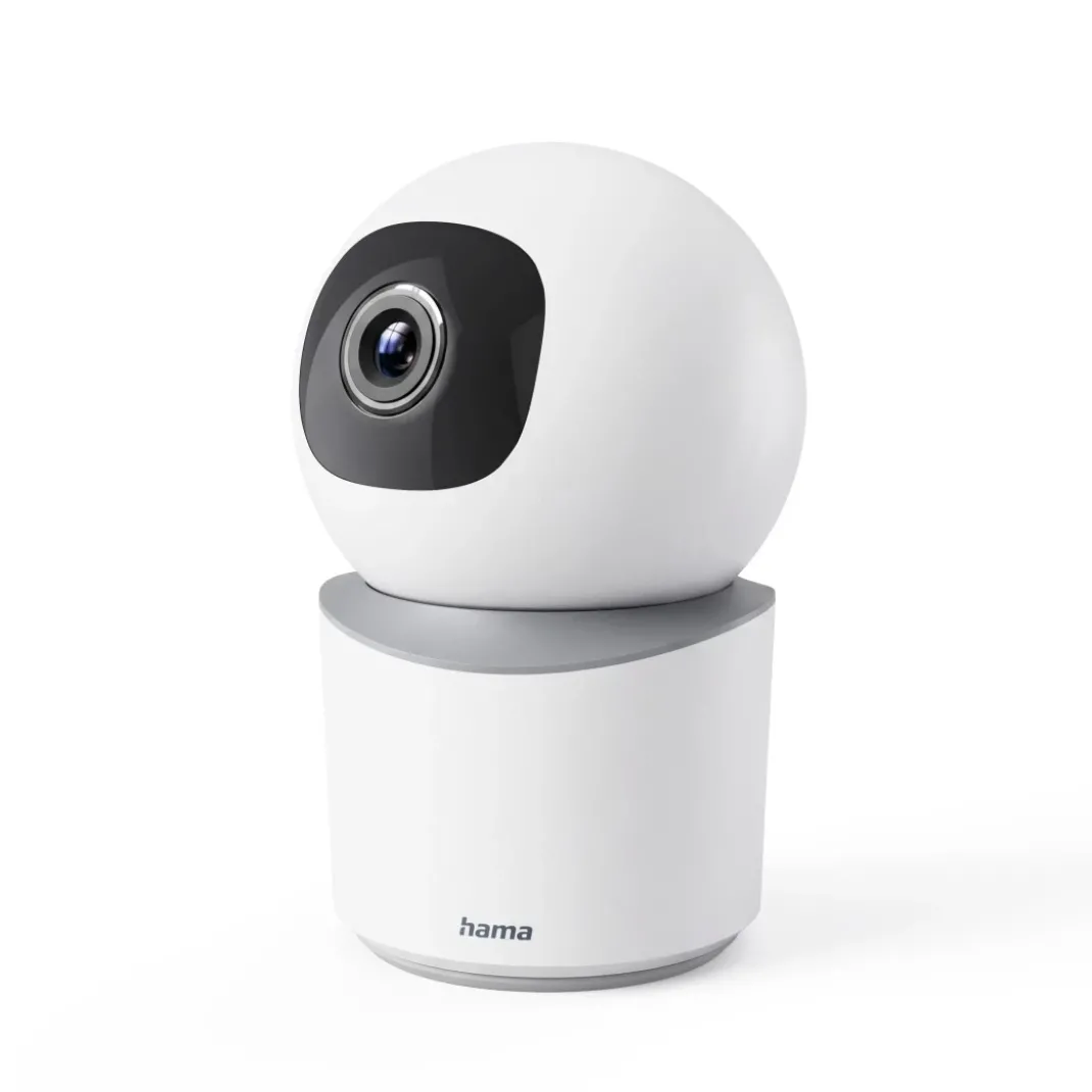 Smarte Überwachungskamera, WLAN, innen, Aufzeichnung, schwenkbar, Full-HD