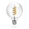 Smarte Lampe E27, LED, Matter, Filament Globe G95, RGBW, dimmbar, mit App
