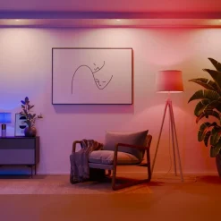 Smarte Lampe E27, 9W, LED, Matter, Globe, RGBW, dimmbar, mit App