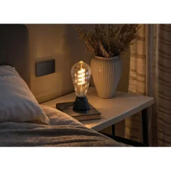 Smarte LED-Lampe, Matter, E27, Retro, Filament ST64, RGBW, dimmbar, mit App