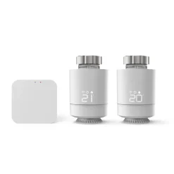 Smarte WLAN-Heizungssteuerung, 2x Smartes Heizkörperthermostat + Zentrale
