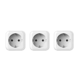 Smarte WLAN-Steckdose, Matter, 3.680W, Sprach-/Appgesteuert, 3er-Pack