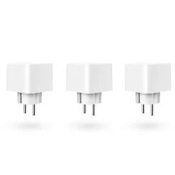 Smarte WLAN-Steckdose, Matter, 3.680W, Sprach-/Appgesteuert, 3er-Pack