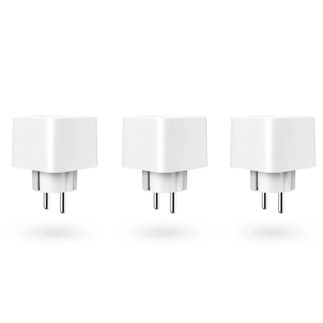 Smarte WLAN-Steckdose, Matter, 3.680W, Sprach-/Appgesteuert, 3er-Pack