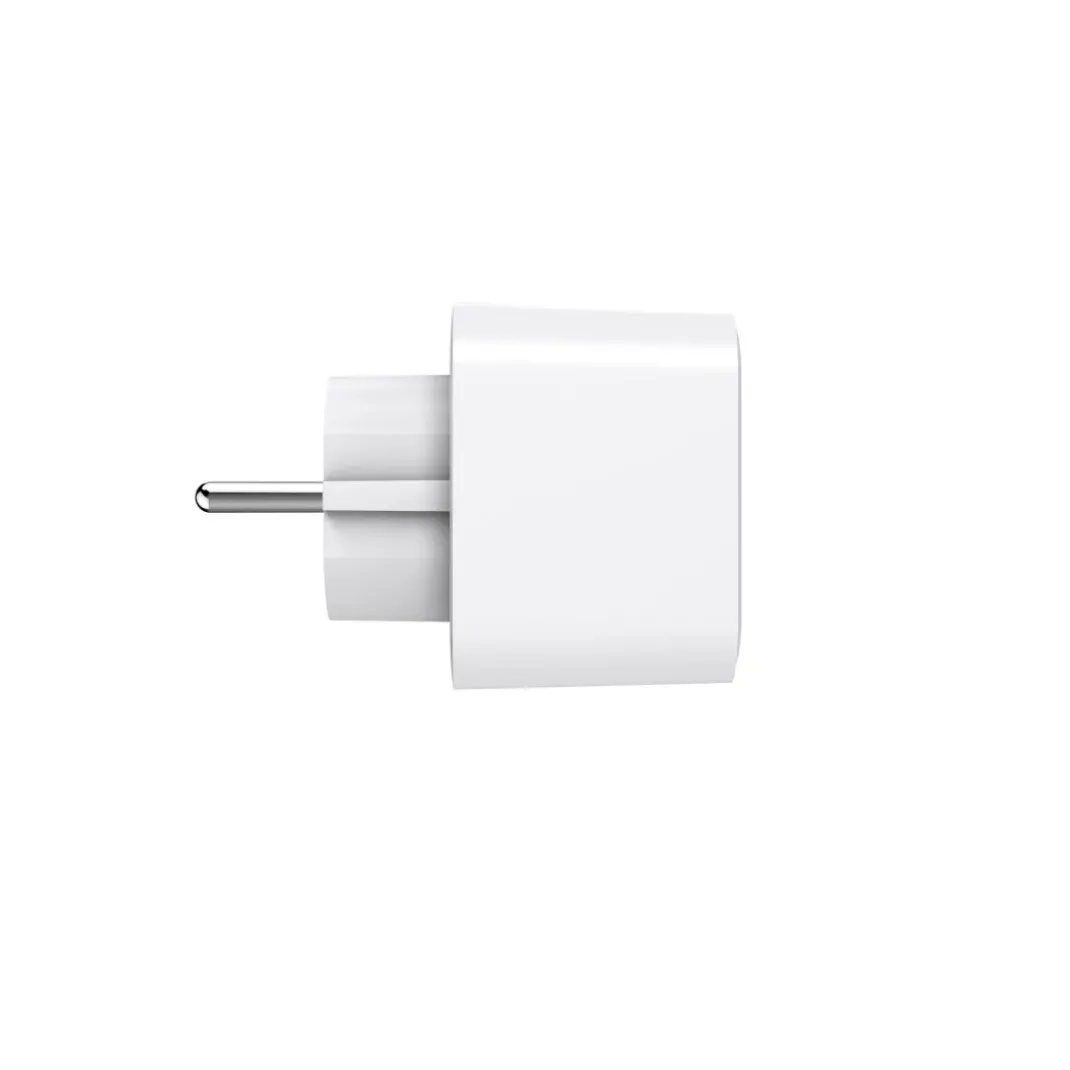 Smarte WLAN-Steckdose, Matter, sprach- u. appgesteuert, nachrüstbar, 3.680W