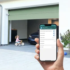 Smarter Garagentor-Öffner, WLAN, mit Sensor, Steuerung per App/Sprachbefehl