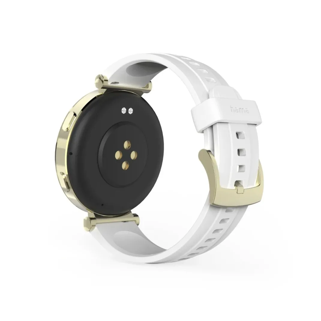 Smartwatch "7000", AMOLED 43 mm, Telefonfunktion, IP68 + 3 ATM, rund, Gold