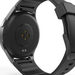 Smartwatch "8900", GPS, AMOLED 46 mm, Telefonfunktion, Alexa, rund, Schwarz