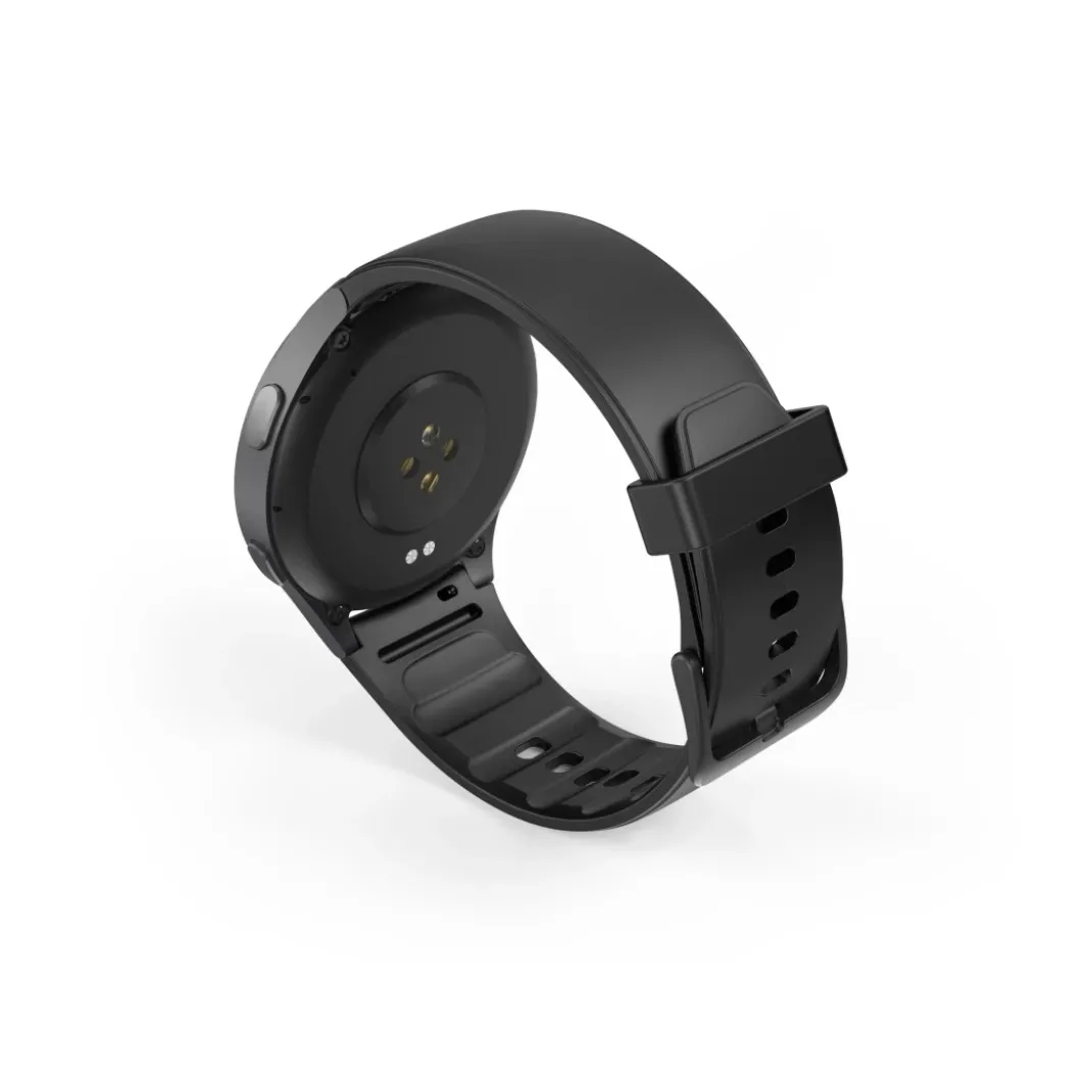 Smartwatch "8900", GPS, AMOLED 46 mm, Telefonfunktion, Alexa, rund, Schwarz