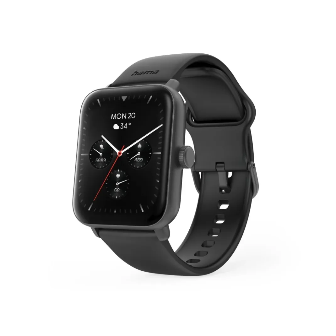Smartwatch "6010", GPS, TFT-Display 44 mm, Telefonfunktion, IP68 + 3ATM, SW