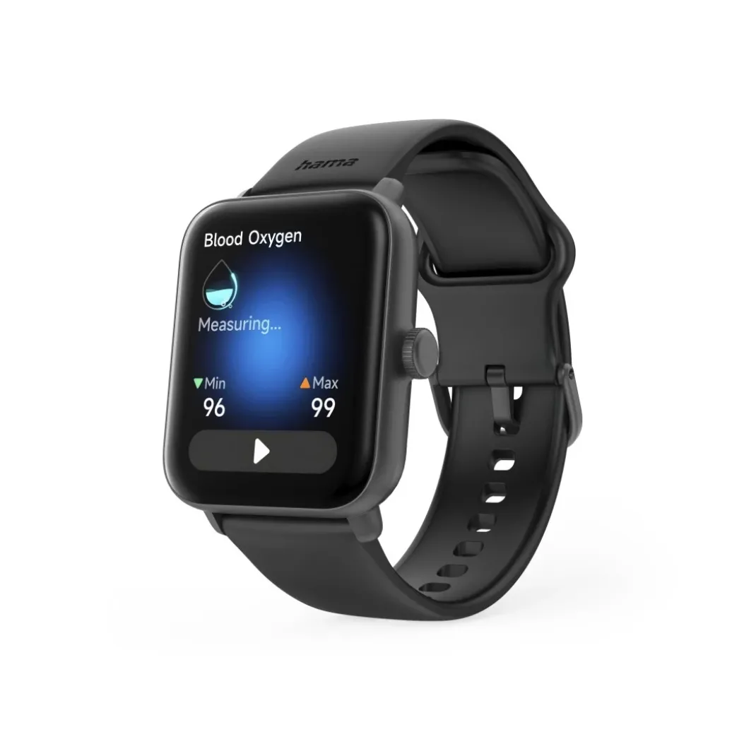Smartwatch "6010", GPS, TFT-Display 44 mm, Telefonfunktion, IP68 + 3ATM, SW