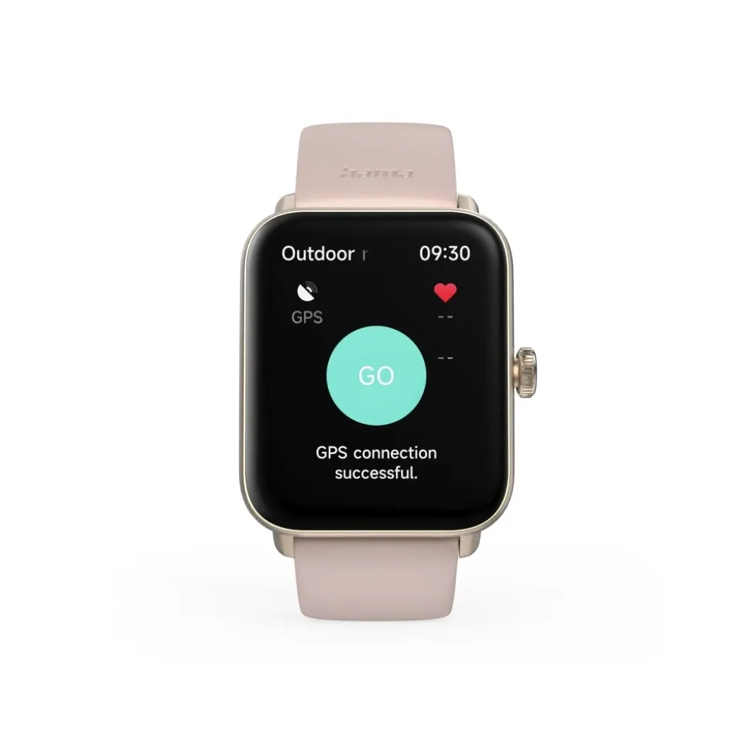 Smartwatch "6010", GPS, TFT-Display 44 mm, Telefonfunktion, IP68 + 3ATM, RS