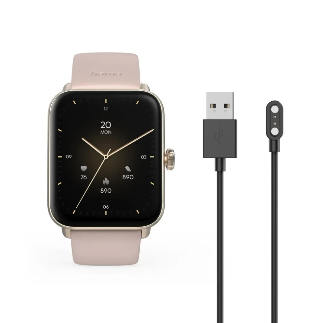 Smartwatch "6010", GPS, TFT-Display 44 mm, Telefonfunktion, IP68 + 3ATM, RS