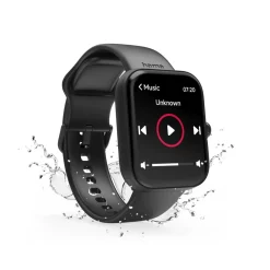 Smartwatch "5000", Telefonfunktion, Schlafüberwachung, IP68, 47 mm, Schwarz