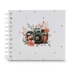 Spiral-Album "Cam", 18,5x15 cm, 30 weiße Seiten