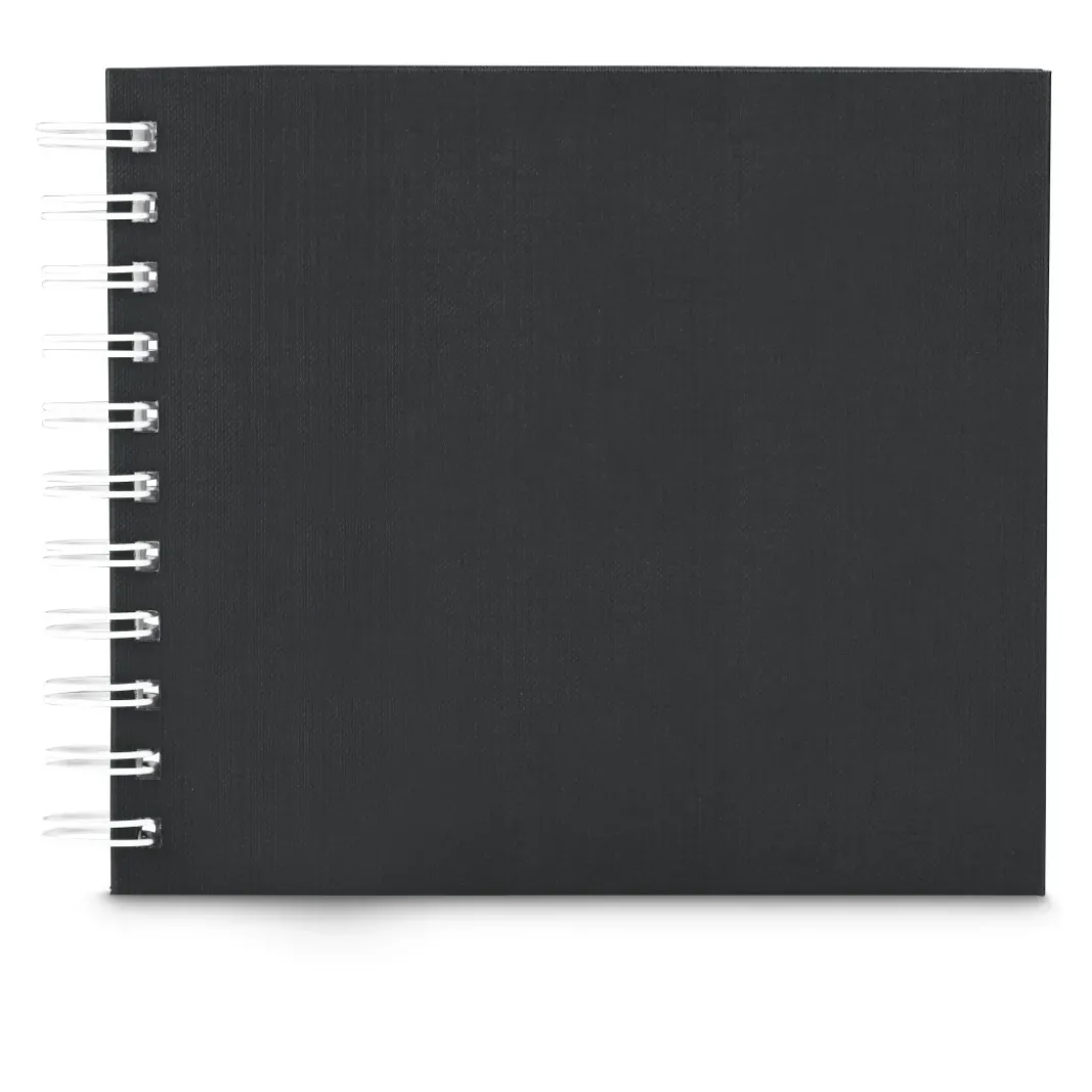 Spiral-Album "Fine Art", 18,5x15 cm, 30 weiße Seiten, New Black