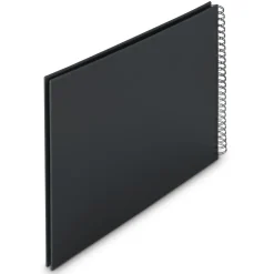 Spiral-Album "Fine Art", 36x32 cm, 50 schwarze Seiten, New Black