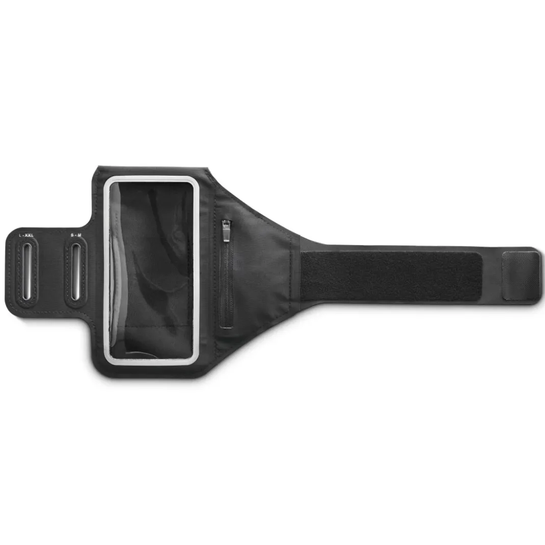 Sportarmband, Handytasche zum Joggen, 6,5" – 6,9", wasserabweisend, Schwarz