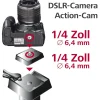 Stativ-Kameraplatte für "Star 55-64", "Star 200", "Gamma 153", "Action 165"