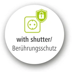Steckdosenleiste 6-fach, mit Schalter, 1,4 m, Weiß